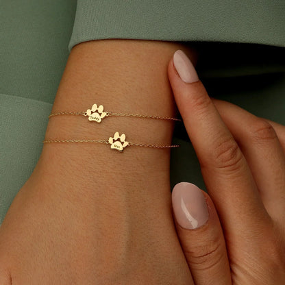 Bracelet Patte Personnalisé