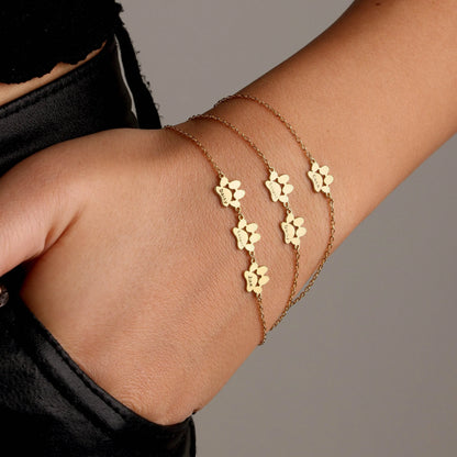 Bracelet Patte Personnalisé