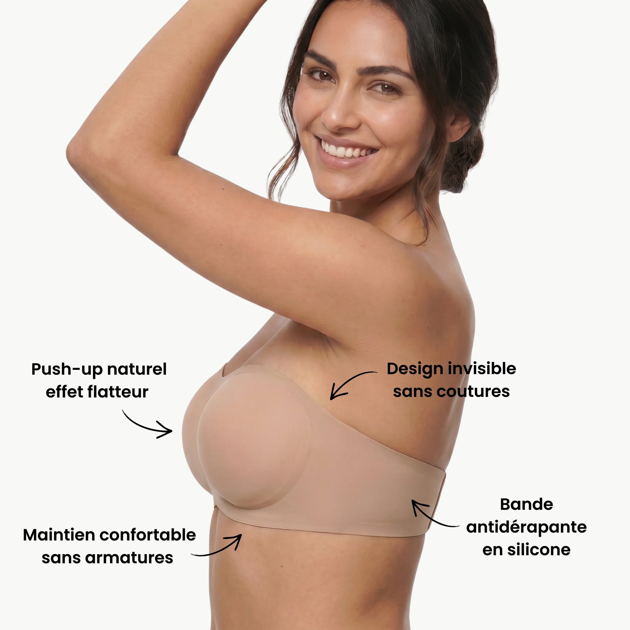 SofiaScult – Reggiseno invisibile senza spalline
