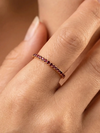 BAGUE AVEC PIERRE DE NAISSANCE