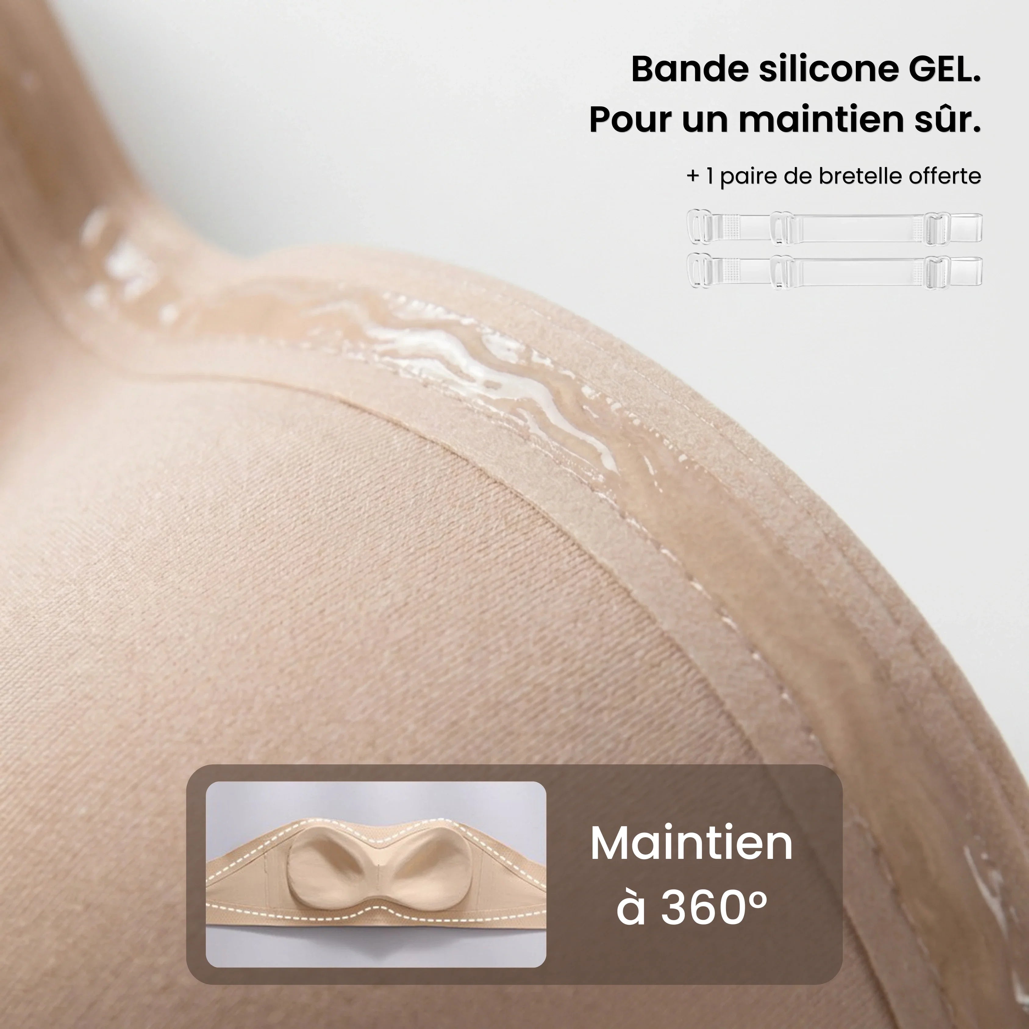 SofiaScult – Reggiseno invisibile senza spalline