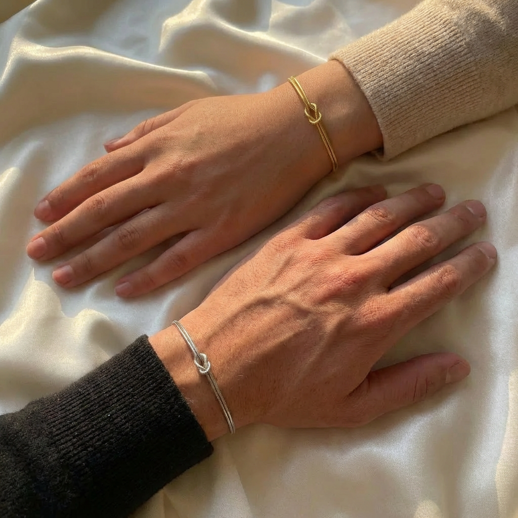 Bracelets noeud d'amour